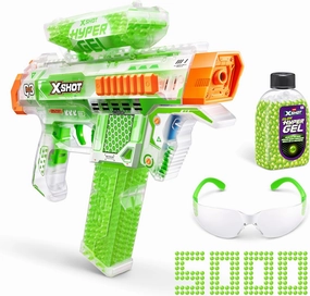 XSHOT Hyper Glow NightStrike Blaster (5,000) Pellets by ZURU, Motorized Blaster Outdoor Toy for Boys and Girls, Teens and Adults Aged 14 