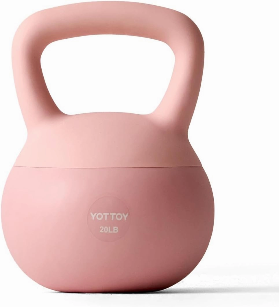 YOTTOY Soft Kettlebell,Kettlebell Anti-Slip Grip Weight for Home Workouts, Kettlebells Set Strength and Safety Guaranteed