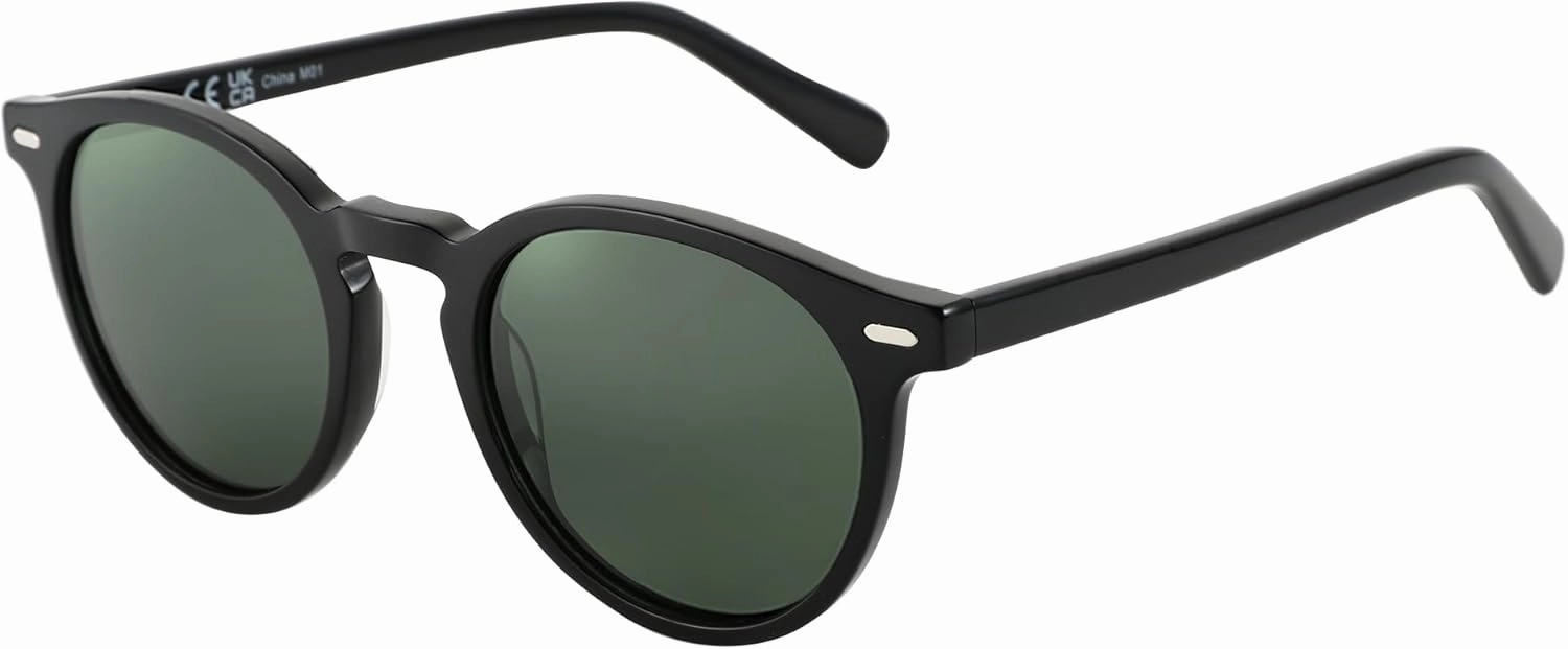 ZENOTTIC Polarized Sunglasses Women Small Round Sun Glasses Trendy Retro Sunglass UV Protection Shades for Men Womens