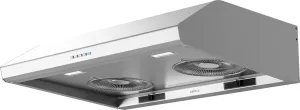 Zephyr AK2500C Hurricane 290-695 CFM 30 Inch Wide Under Cabinet Range Hood with LumiLight LED Lighting - Stainless Steel