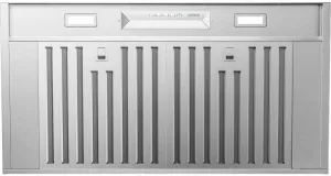 Zephyr AK9534A Monsoon Mini II 290-600 CFM 35 Inch Wide Insert Range Hood with LumiLight LED Lighting - Stainless Steel