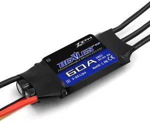 ZTW Beatles G2 60A ESC with SBEC Output 8A/5.0,6.0V for RC Drone RC Helicopter (ZTW Beatles 60A ESC)