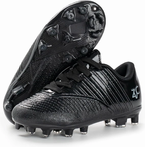 ZVC Kids Soccer Cleats Boys Girls Soccer Shoes Outdoor Firm Ground Youth Football Cleats (Little Kid/Big Kid)