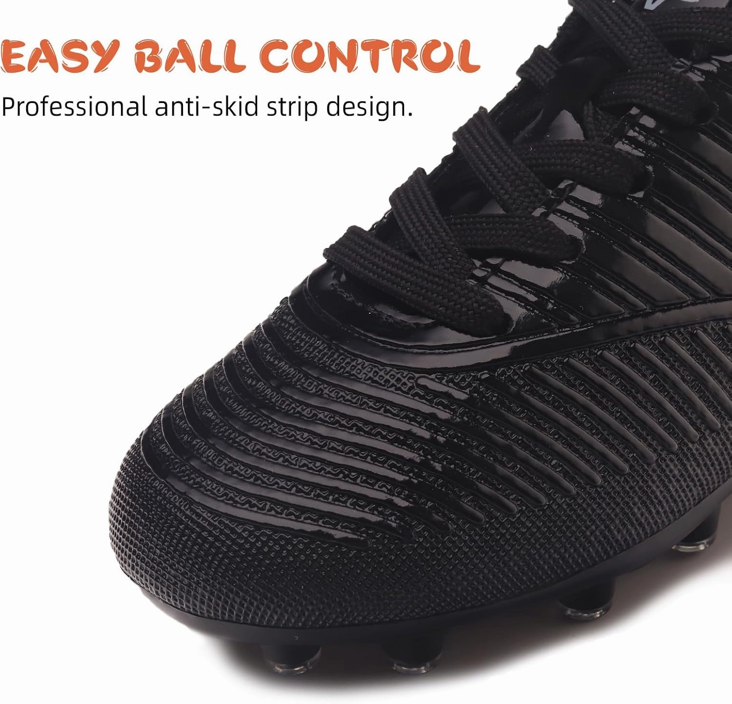 ZVC Kids Soccer Cleats Boys Girls Soccer Shoes Outdoor Firm Ground Youth Football Cleats (Little Kid/Big Kid)